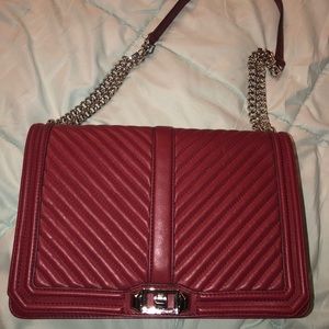 Rebecca Minkoff Jumbo Love burgundy